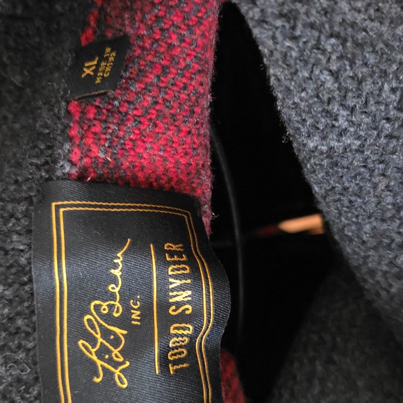 L Bean x Todd Snyder plaid wool sweater - Picture 2 of 6